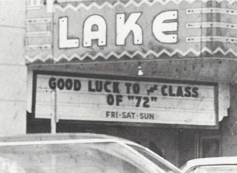 1972 photo Lake Theatre, Lake Odessa